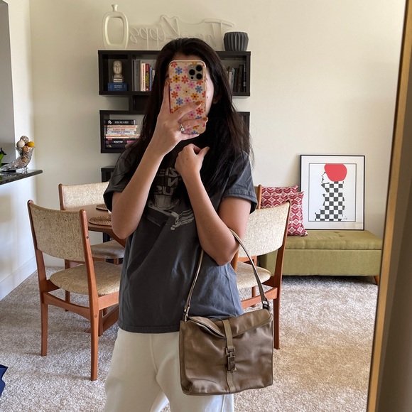 Vintage Gucci Canvas Shoulder Bag - Picture 5 of 9